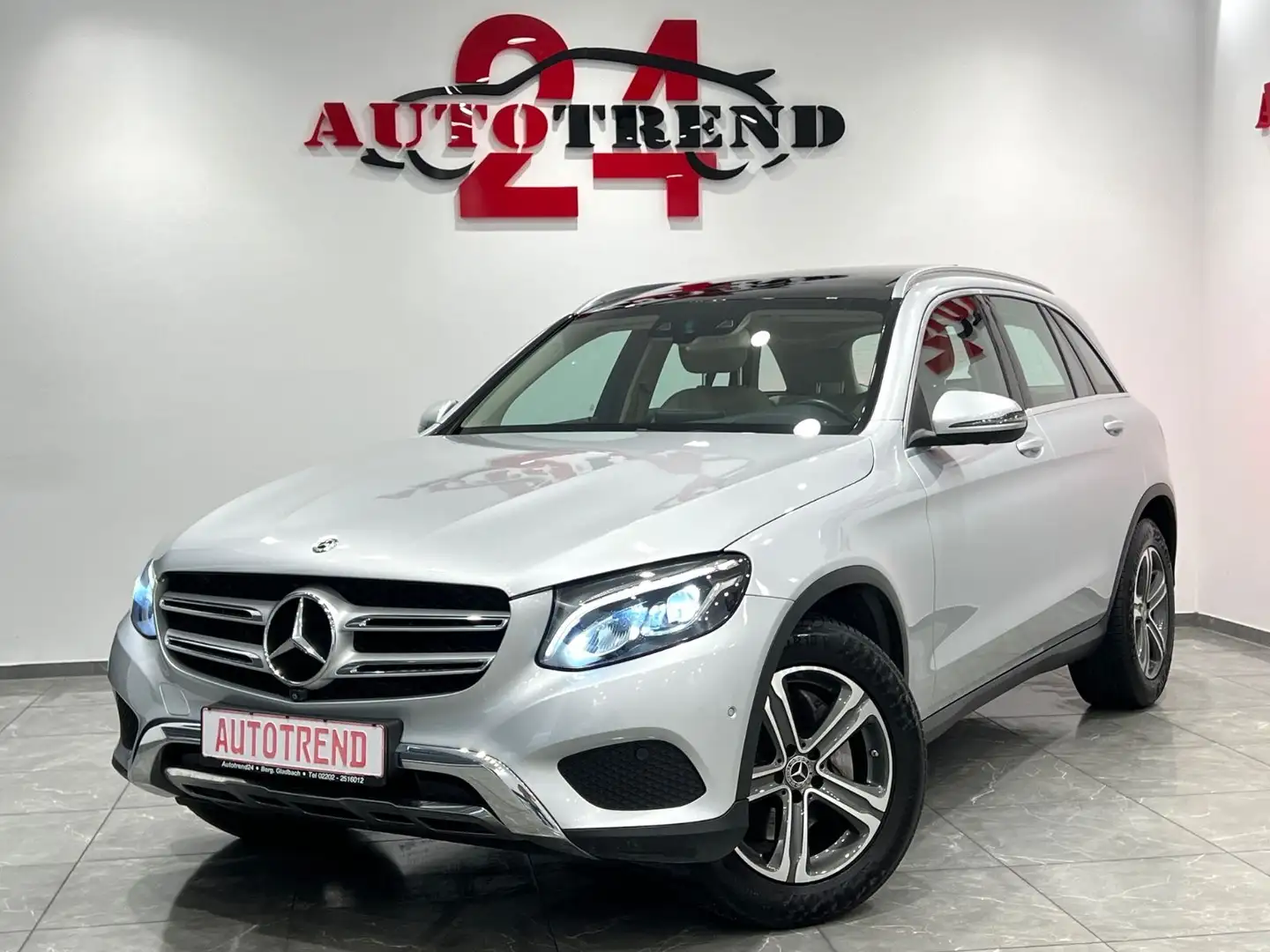 Mercedes-Benz GLC 250 d 4Matic PANORAMA+360 KAMERA+HEAD UP+LED Silber - 1
