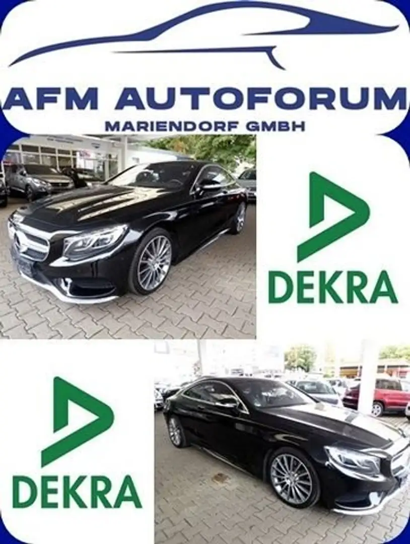 Mercedes-Benz S 500 Coupe 4Matic AMG-Line-TÜV/AU+Service NEU Schwarz - 1