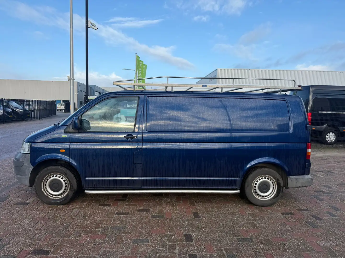 Volkswagen T5 Transporter 2.5 TDI MARGE L2 Airco Imperiaal Nwe APK Noir - 2
