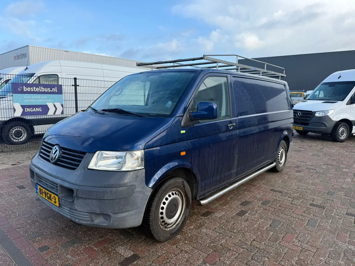 Volkswagen T5 Transporter 2.5 TDI MARGE L2 Airco Imperiaal Nwe APK Noir - 1