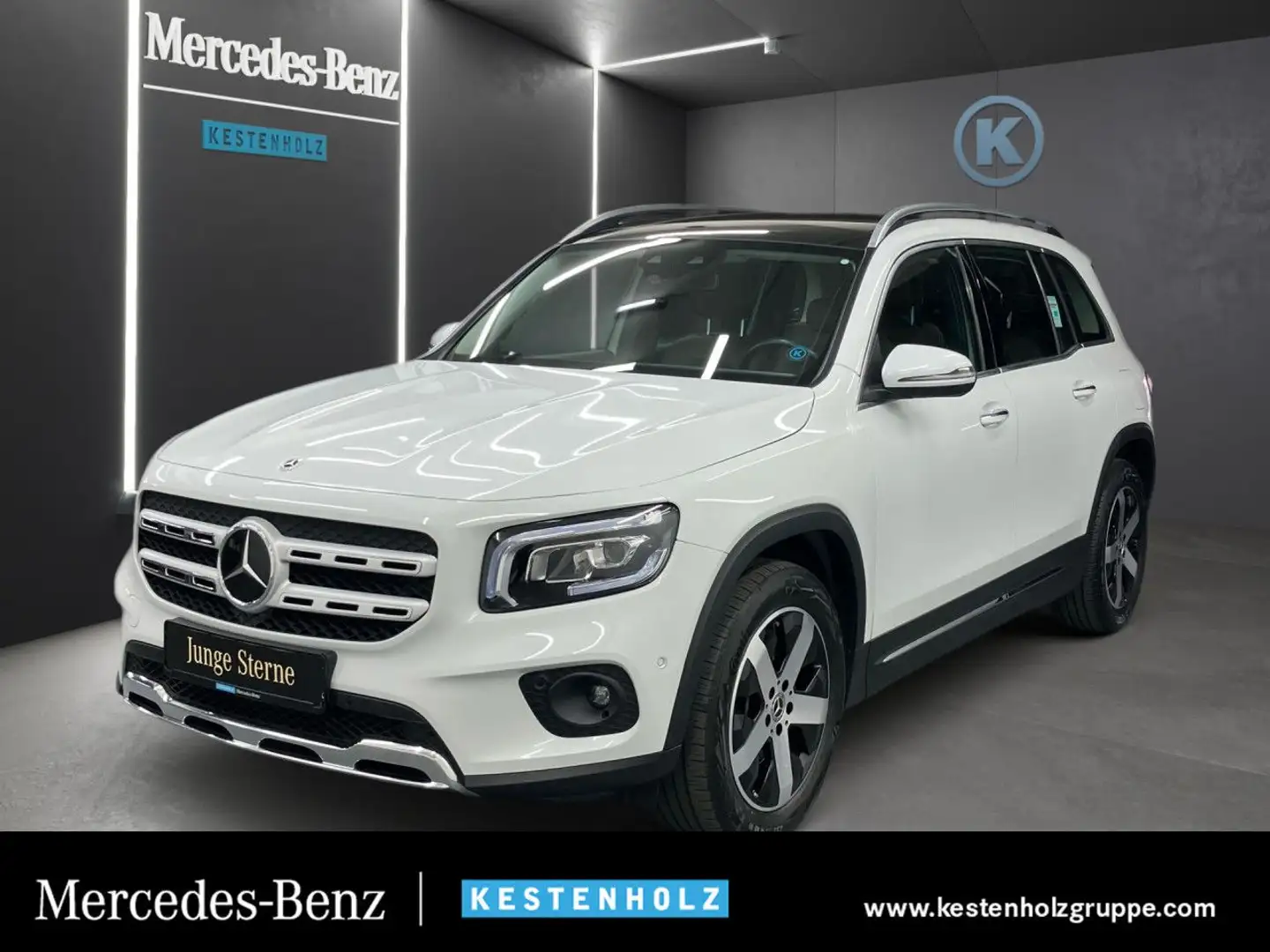 Mercedes-Benz GLB 200 d 4MATIC Pano HUD LED Keyl-GO Kamera PTS Weiß - 1