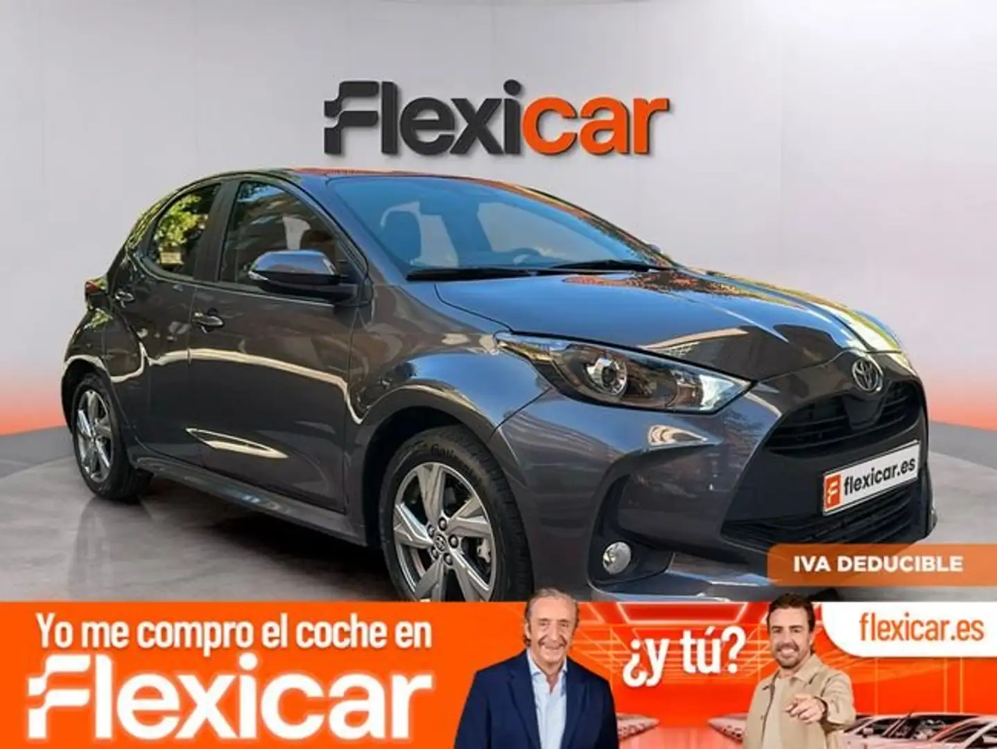 Toyota Yaris 120H 1.5 Active Plus Gris - 1