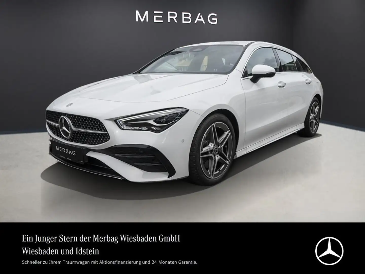 Mercedes-Benz CLA 200 SB AMG-LINE ADVANCED PLUS MBUX DISTRONIC Weiß - 1