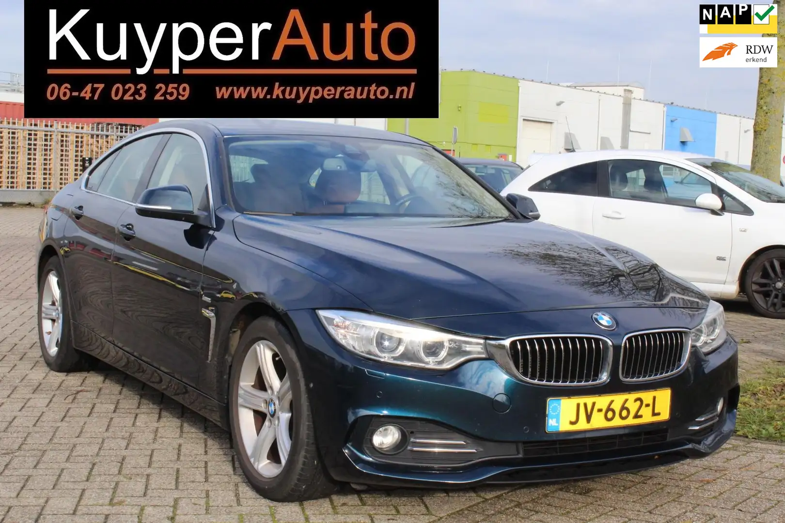 BMW 418 4-serie Gran Coupé 418i Centennial High Executive Blauw - 1