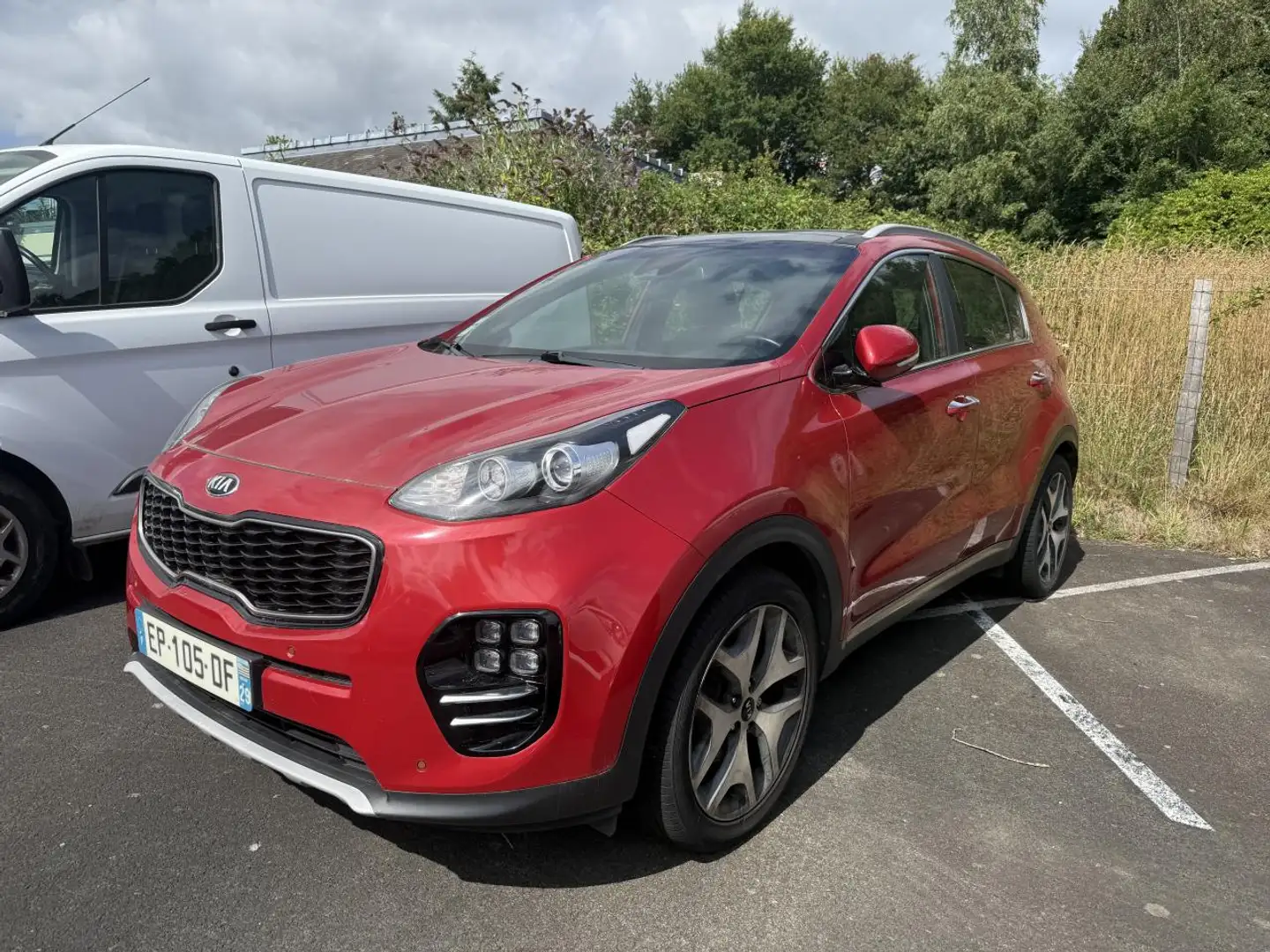 Kia Sportage Sportage 1.7 CRDI - 115 - Stop\u0026Go  IV GT Line Rouge - 1