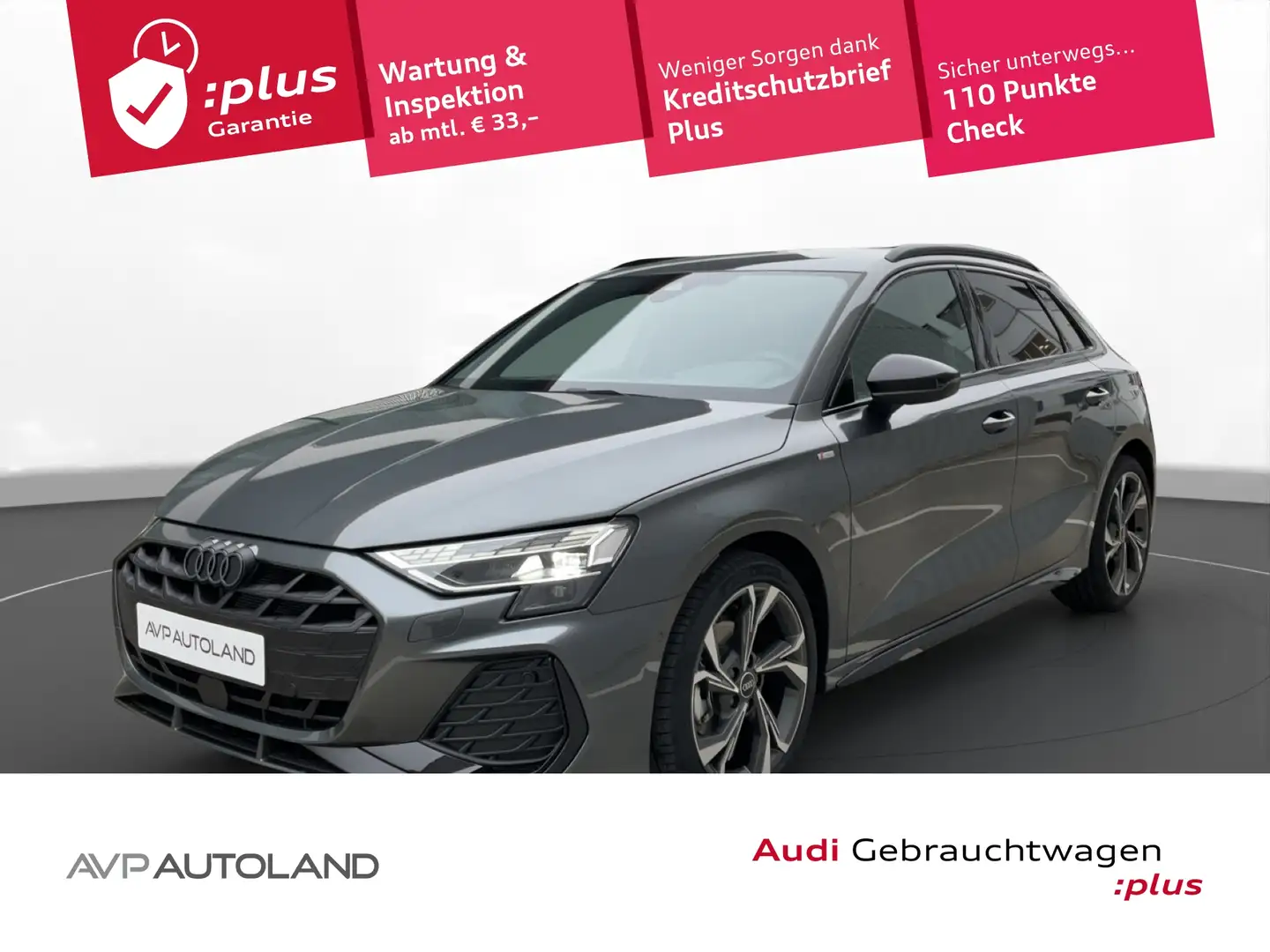 Audi A3 Sportback 30 TFSI S tronic S line | MMI NAVI+ Grau - 1