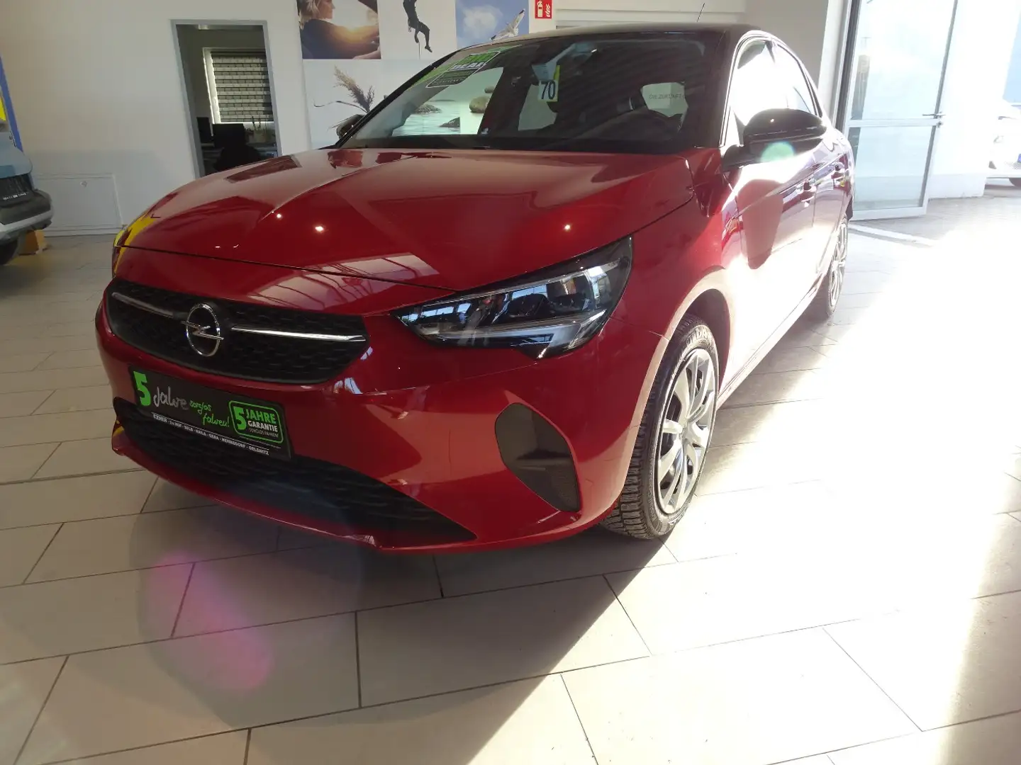 Opel Corsa-e EDITION LED+Navi+SHZ+Winterp.+Kam.+PDC Rojo - 2