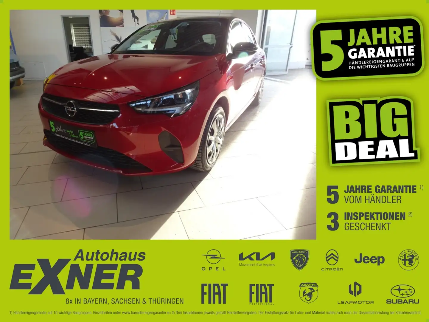 Opel Corsa-e EDITION LED+Navi+SHZ+Winterp.+Kam.+PDC Rojo - 1