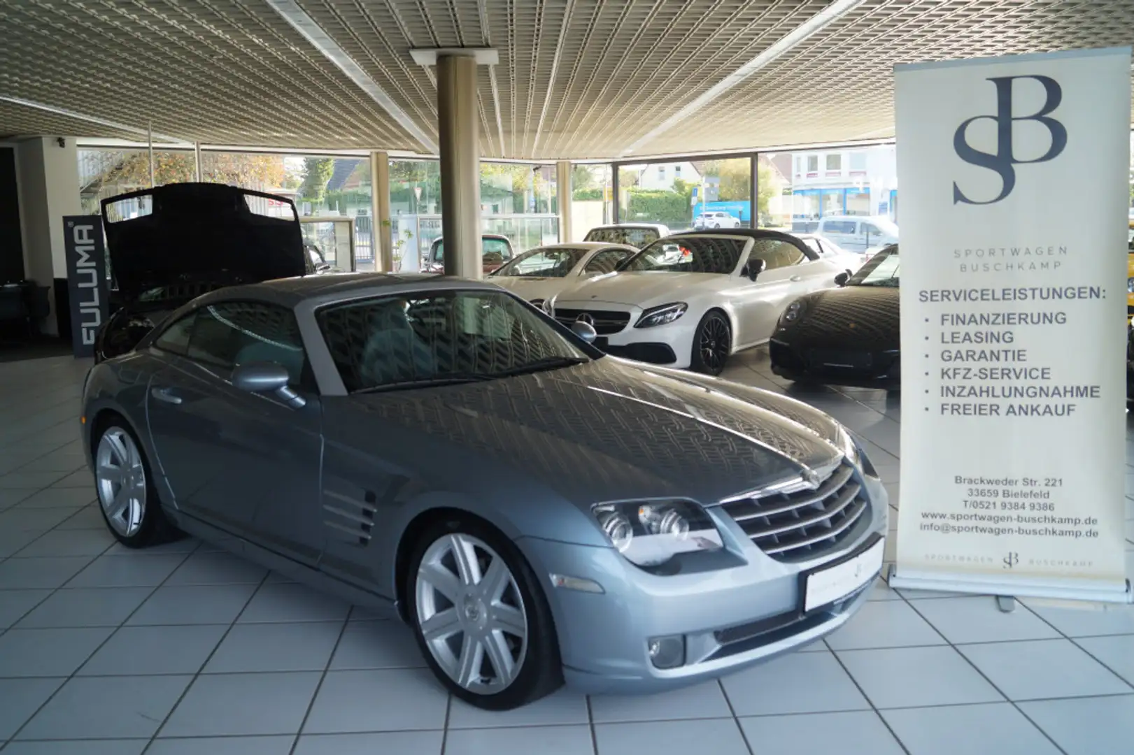 Chrysler Crossfire TEMPOMAT AUT 19 LEDER XENON KLIMA SHZ Argintiu - 1