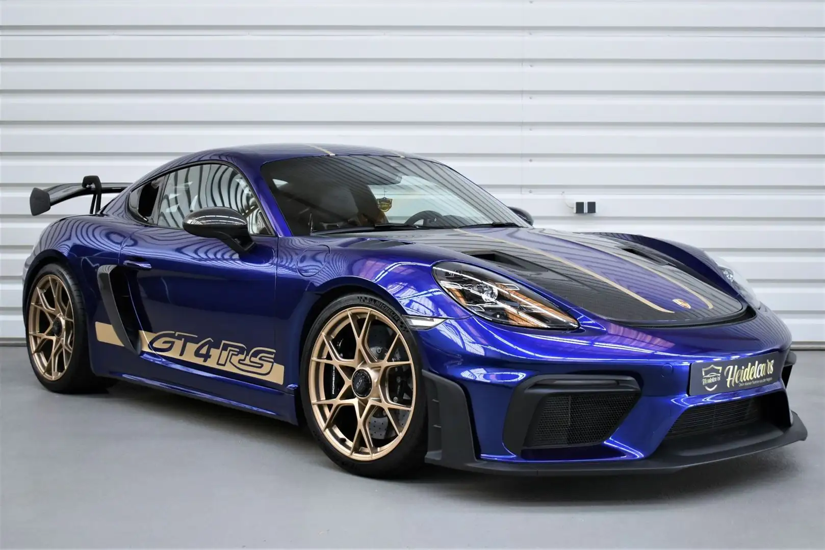 Porsche Cayman 718 GT4 RS WEISSACH*LIFT*BOSE*CARBON*CLUBSPORT Blau - 1