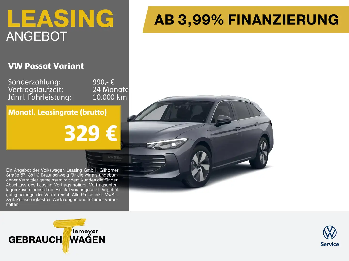 Volkswagen Passat Variant 1.5 TSI eHybrid BUSINESS LM17 AHK Grau - 1