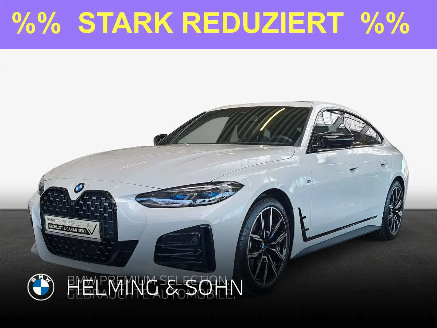 BMW 440 M440i xDrive Laserlicht HiFi DAB Head-Up Glasdach Blanc - 1