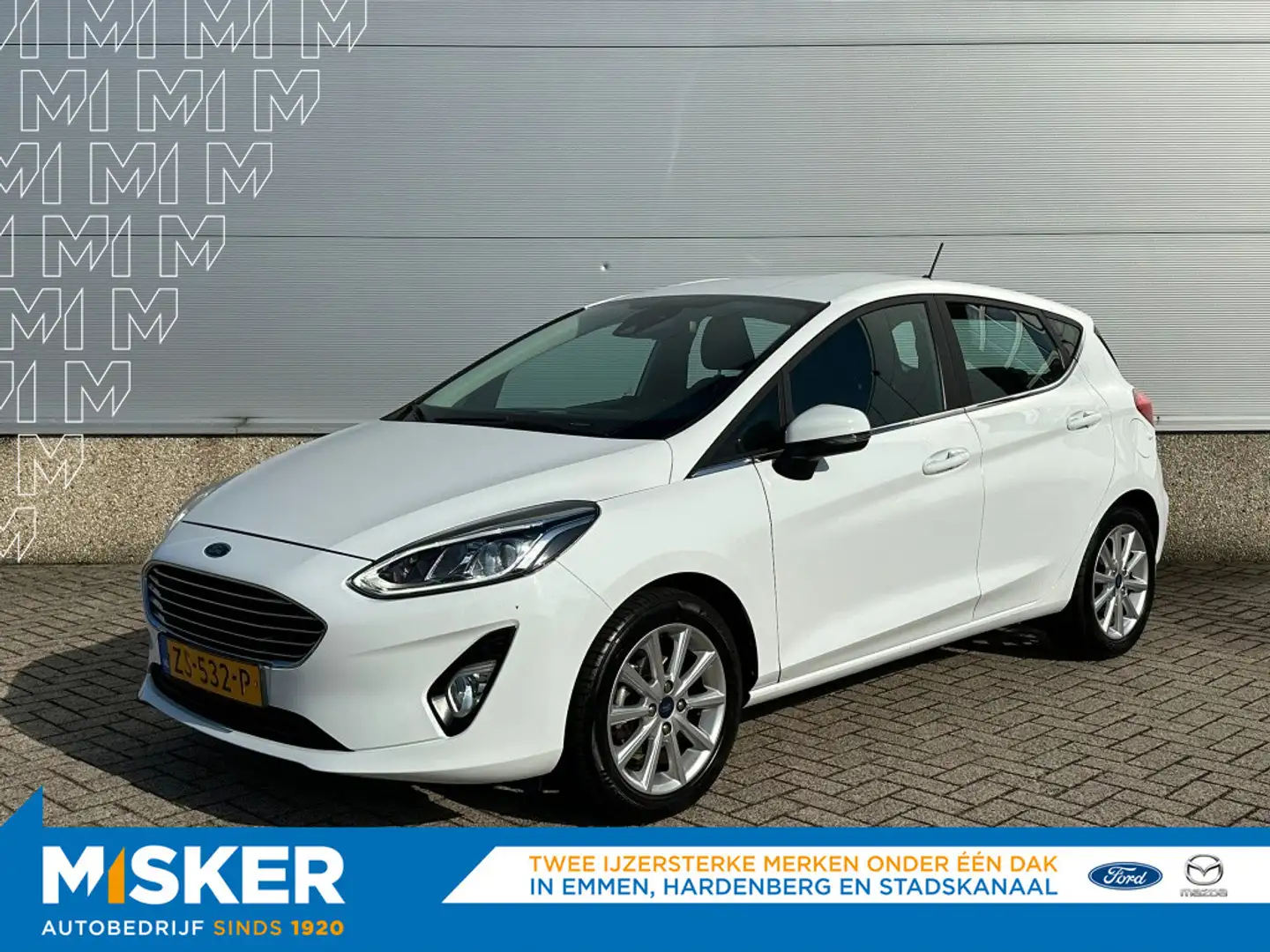 Ford Fiesta 1.0 EcoB. Titanium Blanc - 1