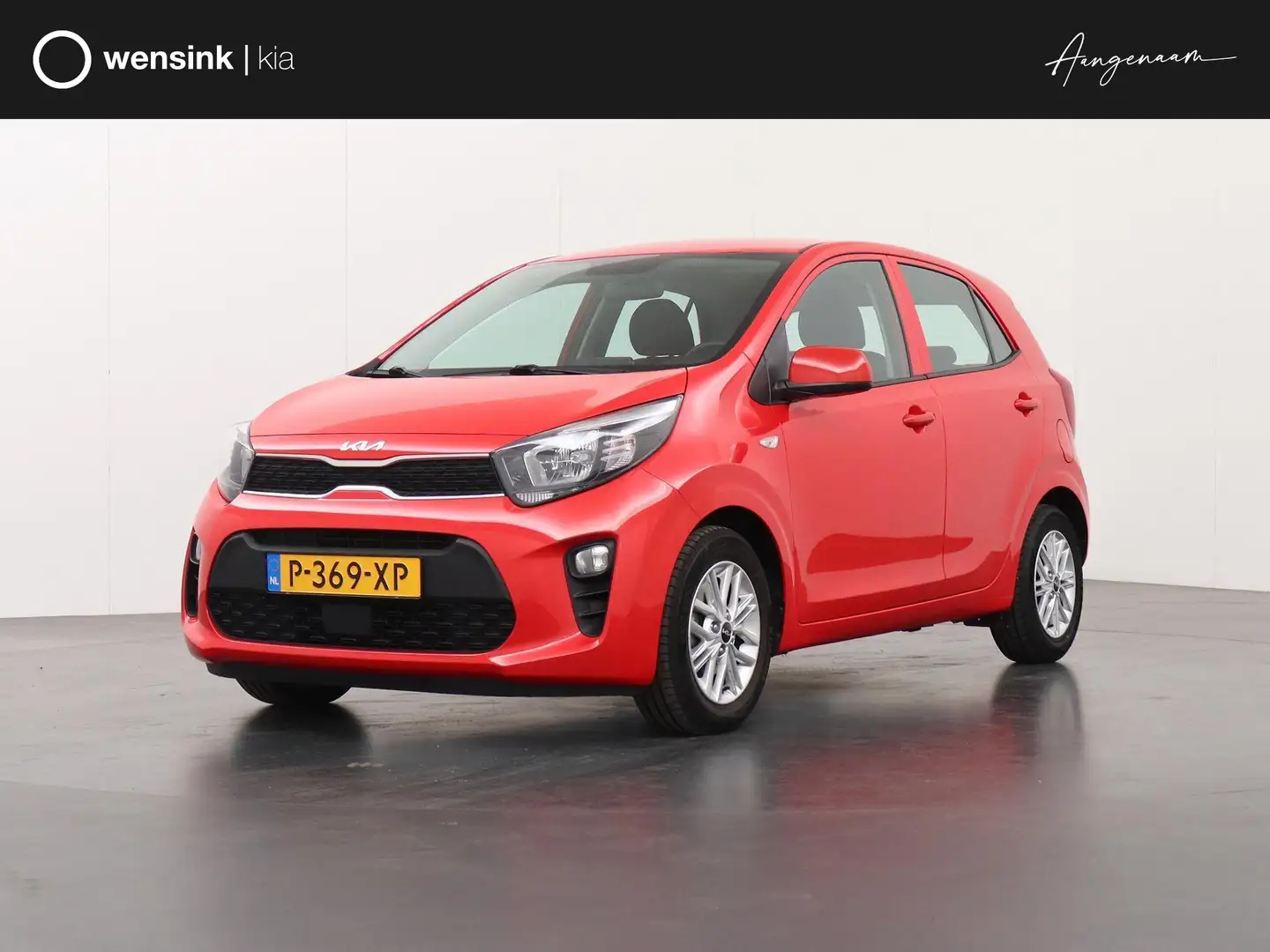 Kia Picanto 1.0 DPi DynamicLine | Parkeercamera | Apple Carpla Rosso - 1