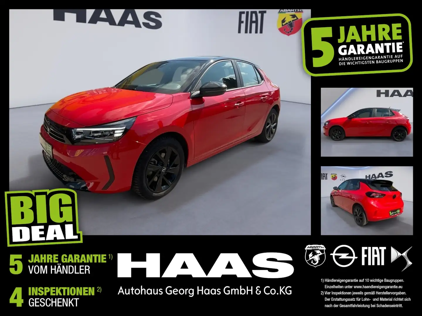 Opel Corsa F 1.2 Turbo YES Sitz-und Lenkradheizung Czerwony - 1