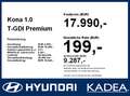 Hyundai KONA 1.0 T-GDI Premium HUD LED+Navi+SD+SHZ+Kam+LM Rouge - thumbnail 4