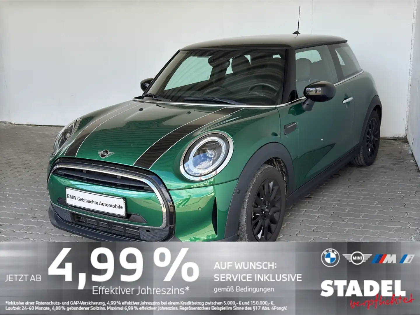 MINI Cooper 3-trg. Navi.LED.RFK.Apple.Sportsz.SH.MFL Vert - 2