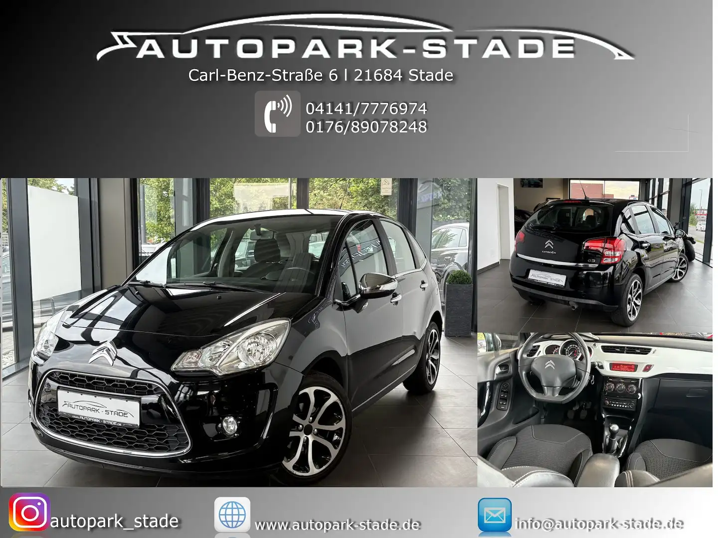 Citroen C3 Selection 4-türig Klima Schwarz - 1