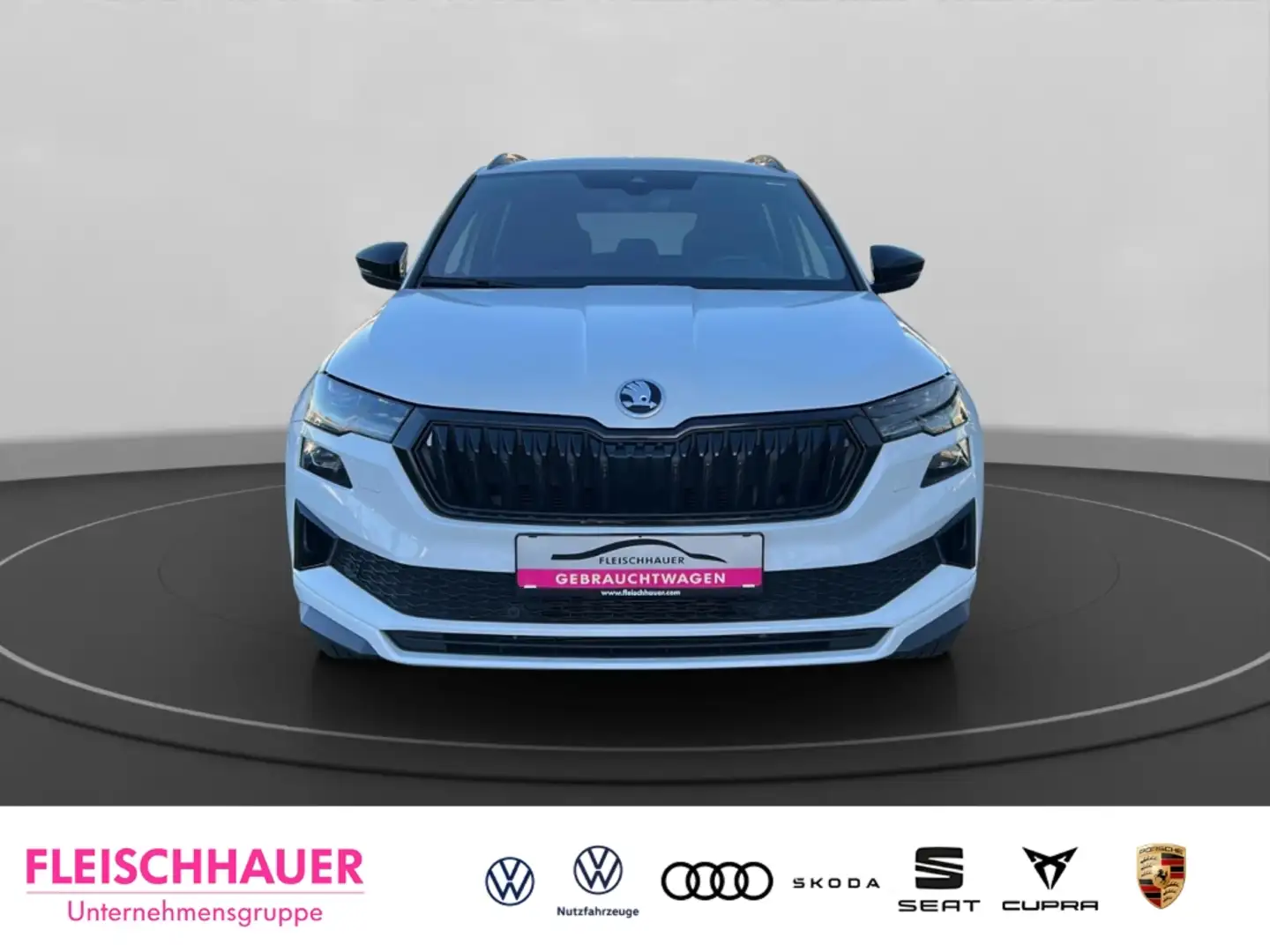 Skoda Karoq Sportline 2,0 TDI DSG 4x4+KAMERA+SHZ+DAB Weiß - 2