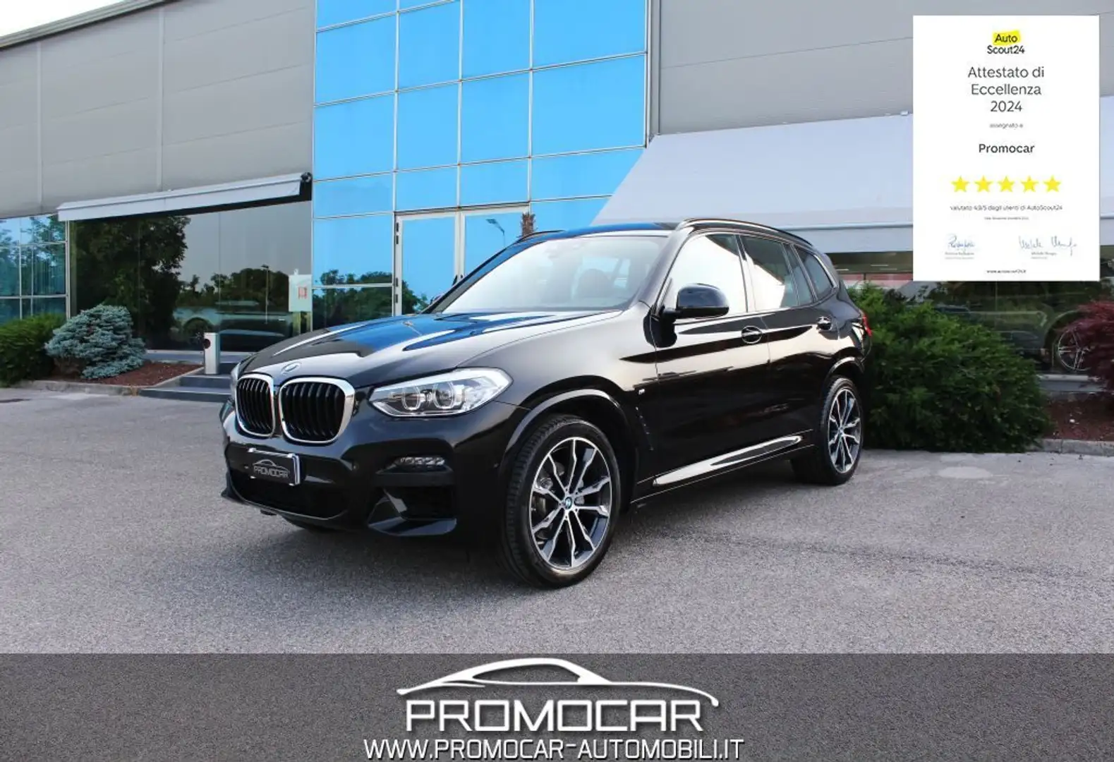 BMW X3 xDrive20d 48V MSPORT *UNIPROP*PELLE* Nero - 1