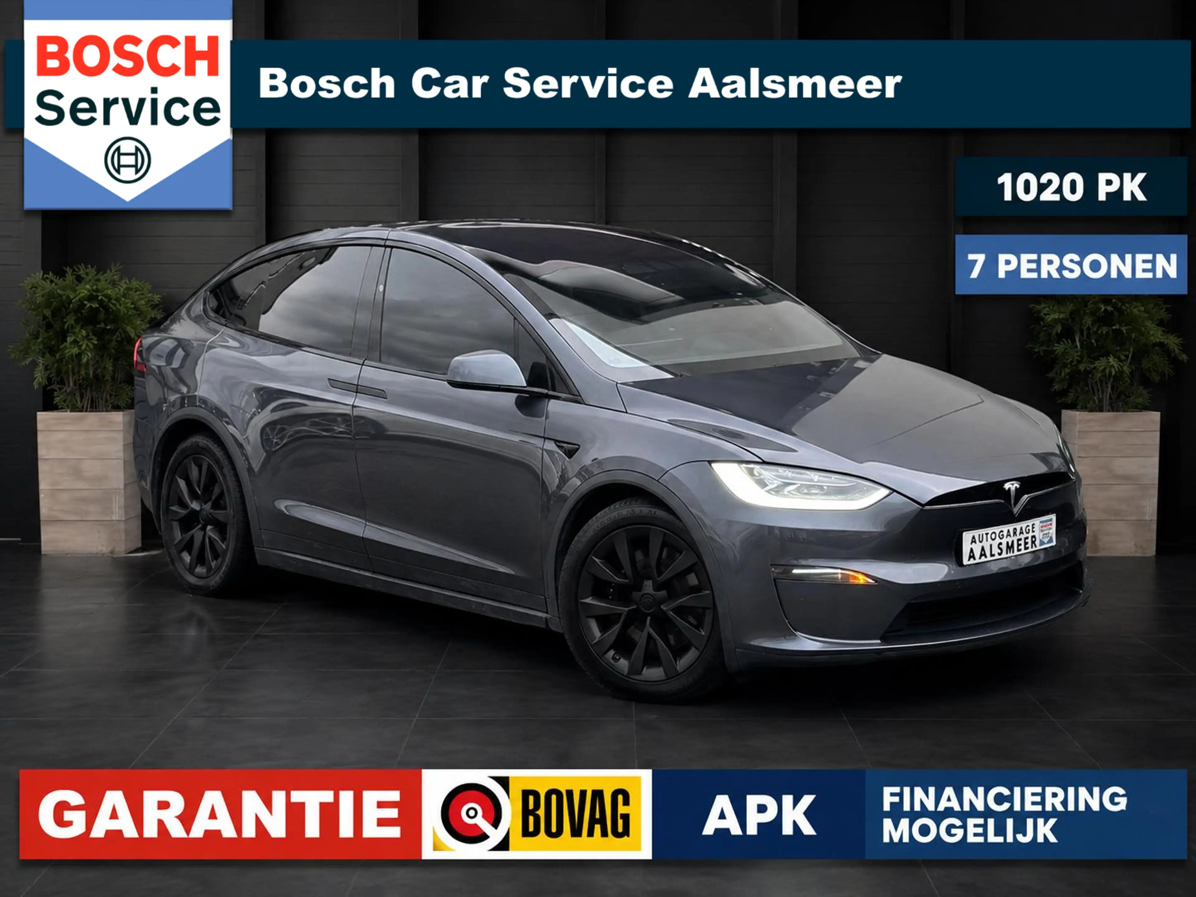 Tesla Model X Base AWD 7 personen 100 KWH / NAVI / FULL / INRUIL