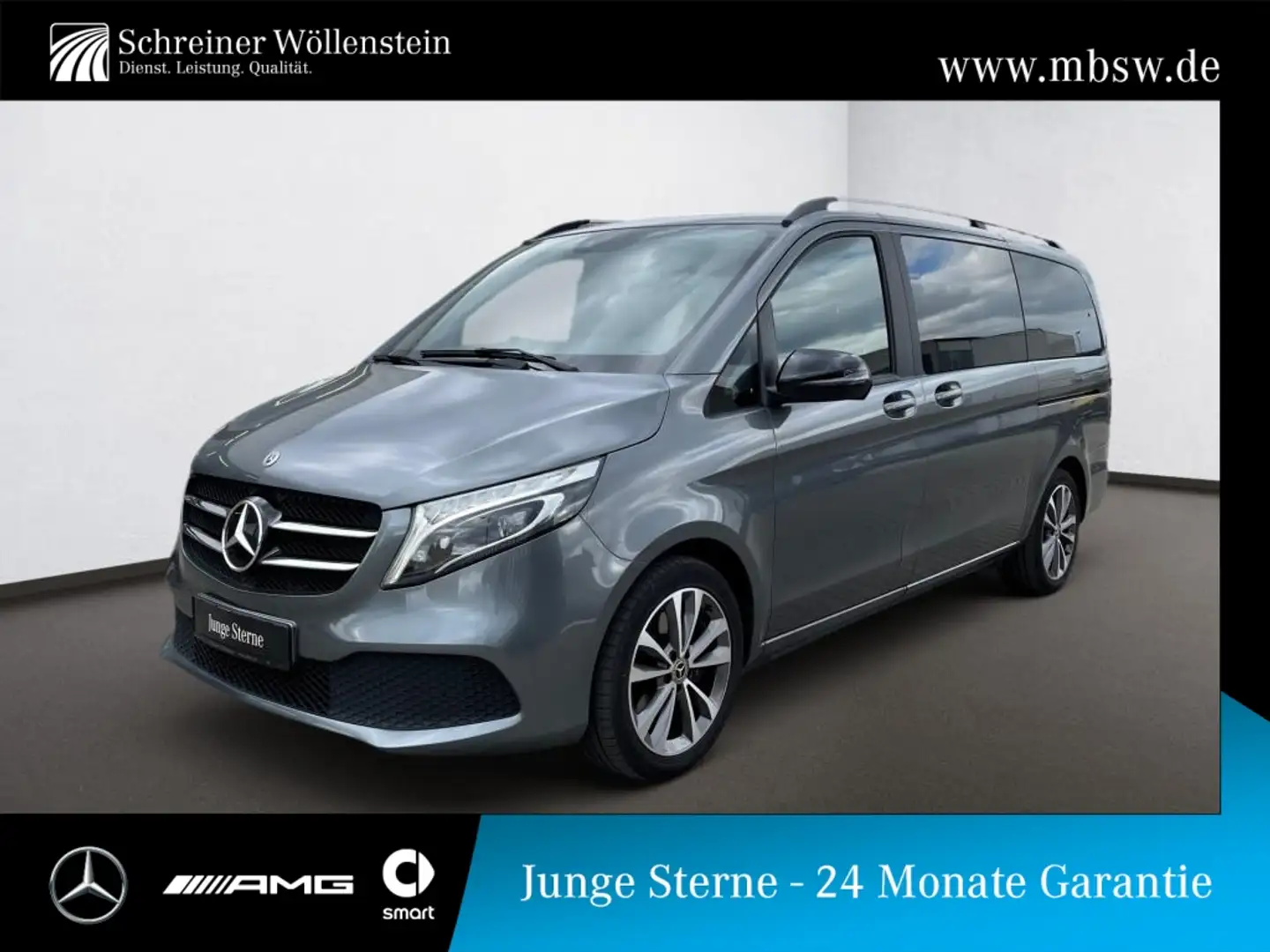 Mercedes-Benz V 220 EDITION Lang Night*Kamera*LED*Navi*MBUX Gris - 1
