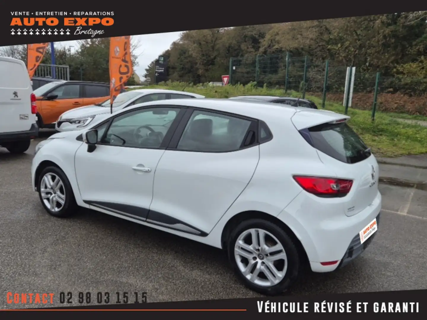 Renault Clio 1.5 DCI 90CH ENERGY ZEN 82G 5P Blanc - 2
