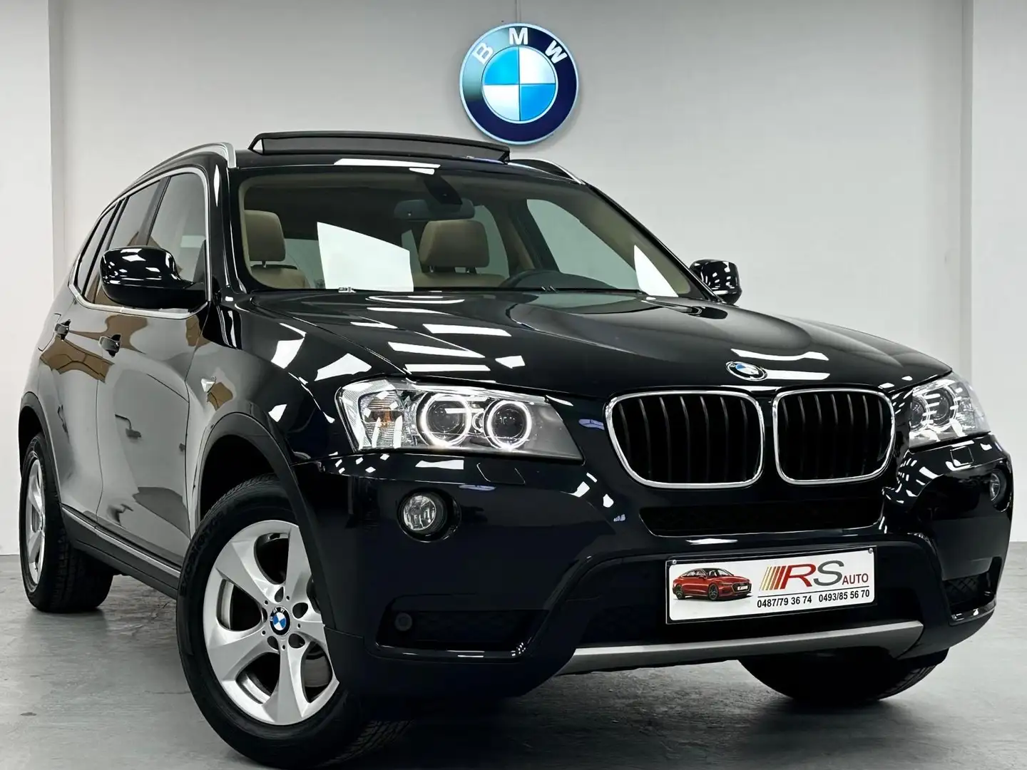 BMW X3 2.0 dA xDrive20-AUTOMATIQUE-PANORAMIQUE-XENON-CUIR Noir - 2
