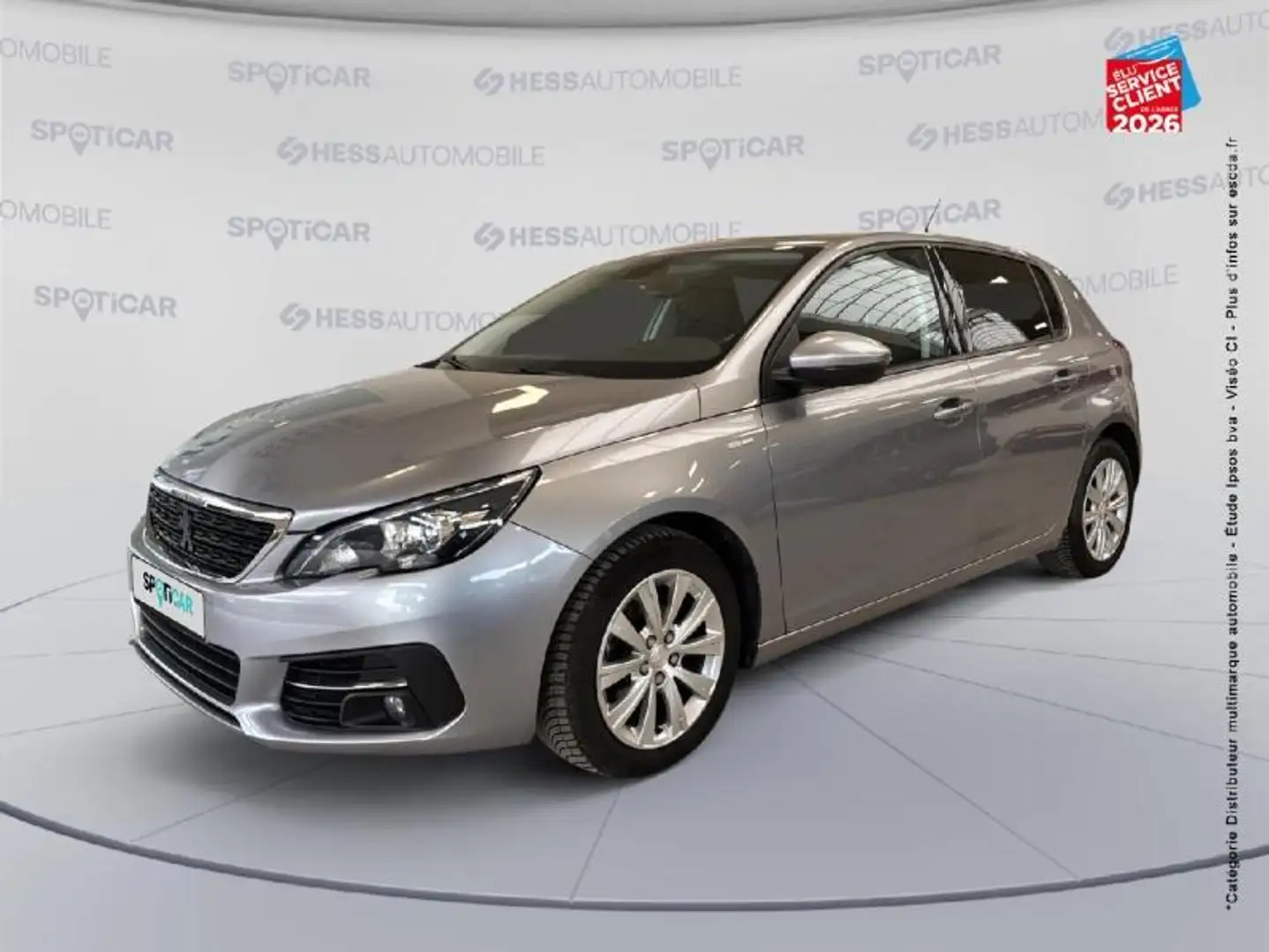 Peugeot 308 1.2 PureTech 110ch E6.c S\u0026S Style 108g Gris - 1