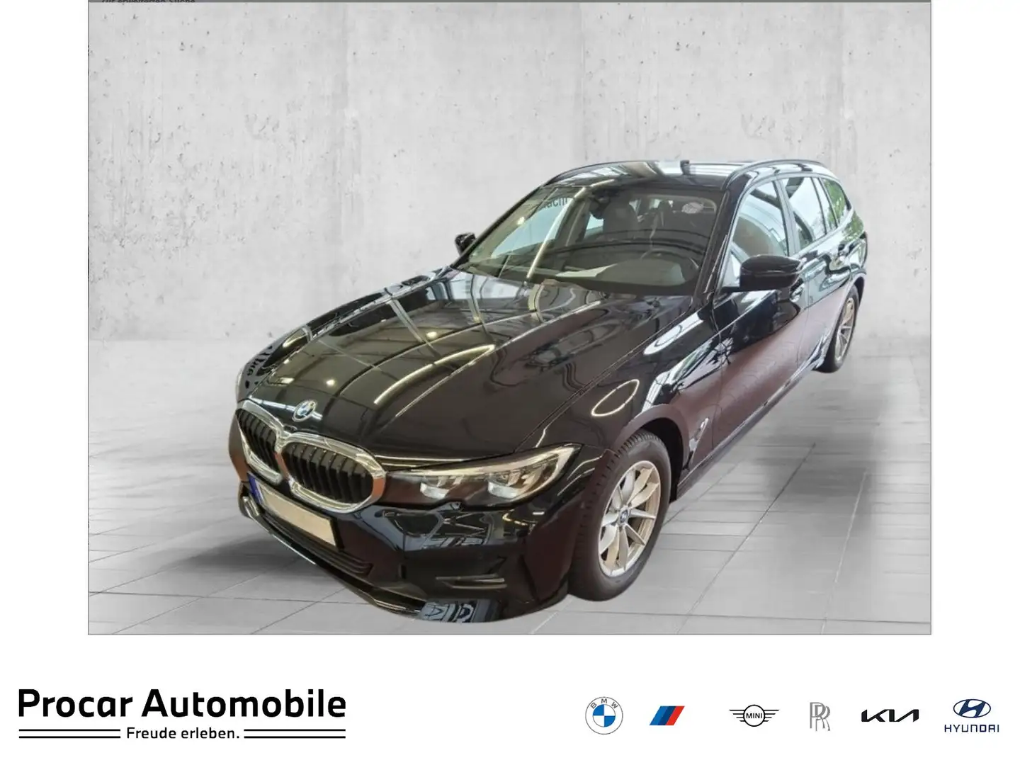 BMW 318 i NAVI LED PDC V+H DAB Tempomat Sitzheiz. LM Schwarz - 1