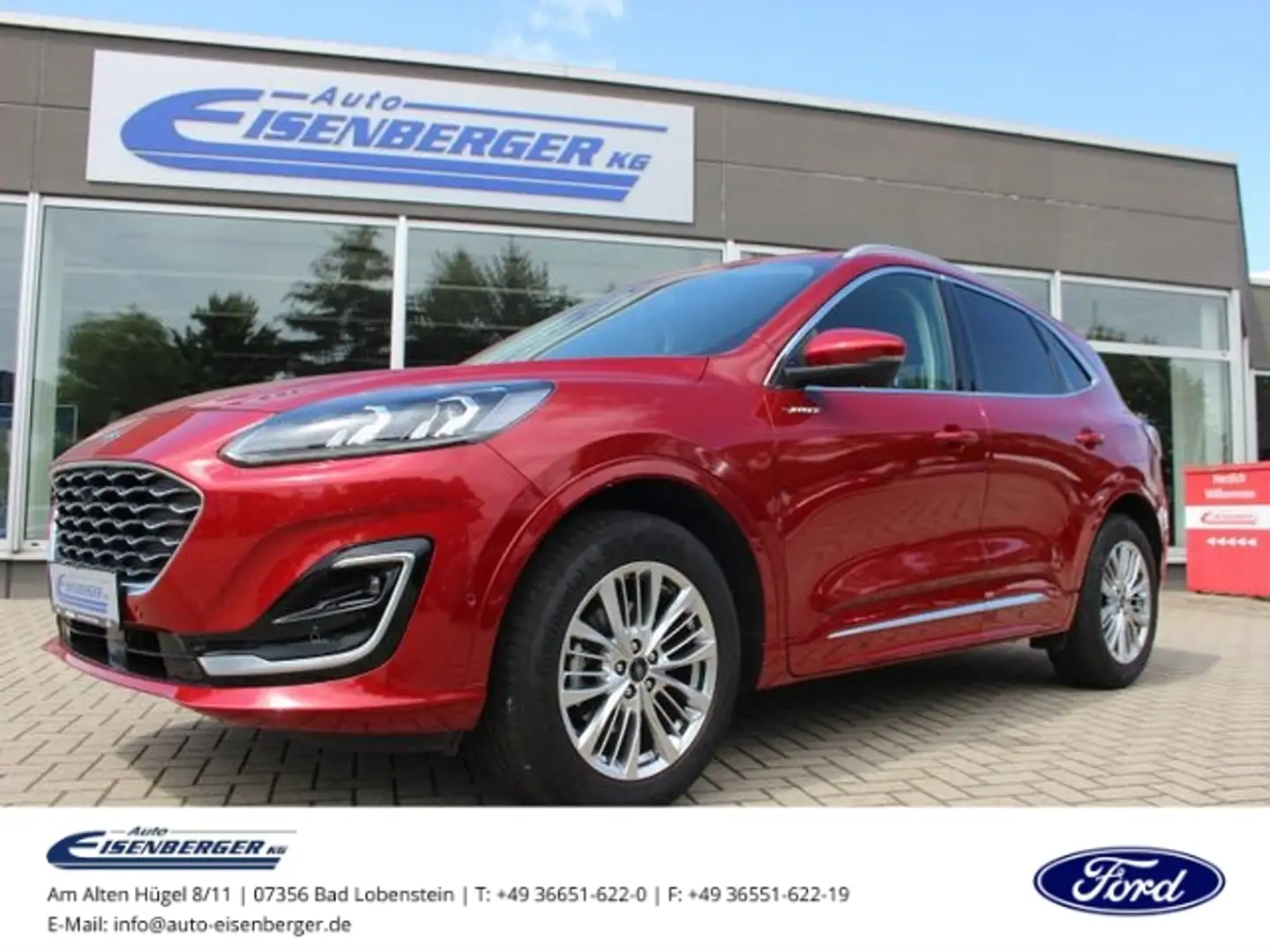 Ford Kuga 1.5 EcoBoost Vignale LED Navi Winterpaket Rojo - 1