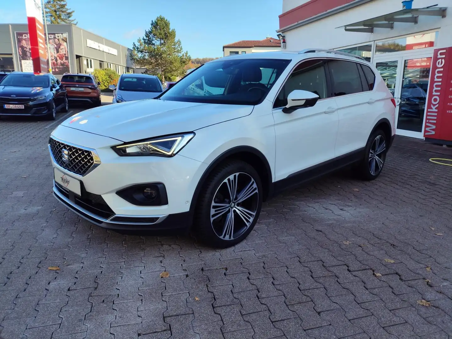 SEAT Tarraco 2.0 TDI Xcellence 4Drive Navi AHK LED DCC Totwinke Weiß - 2