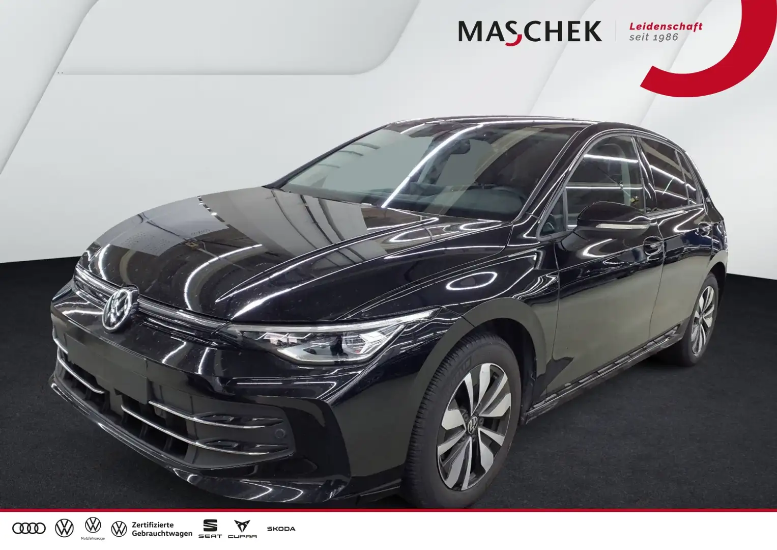 Volkswagen Golf 2.0 TDI AHK Navi Sitzh. LED Kamera AHK ACC AUT LED Schwarz - 1