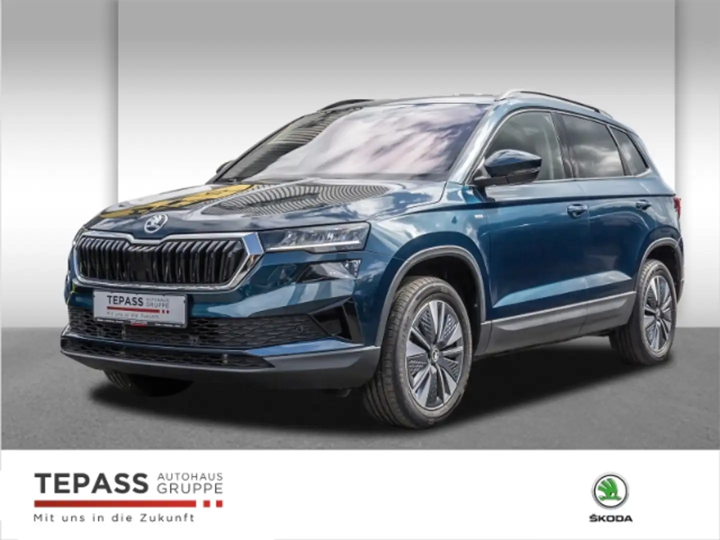 Skoda Karoq 1,5l TSI Tour NAVI KLIMA PDC LED AHK SHZ Blau - 1