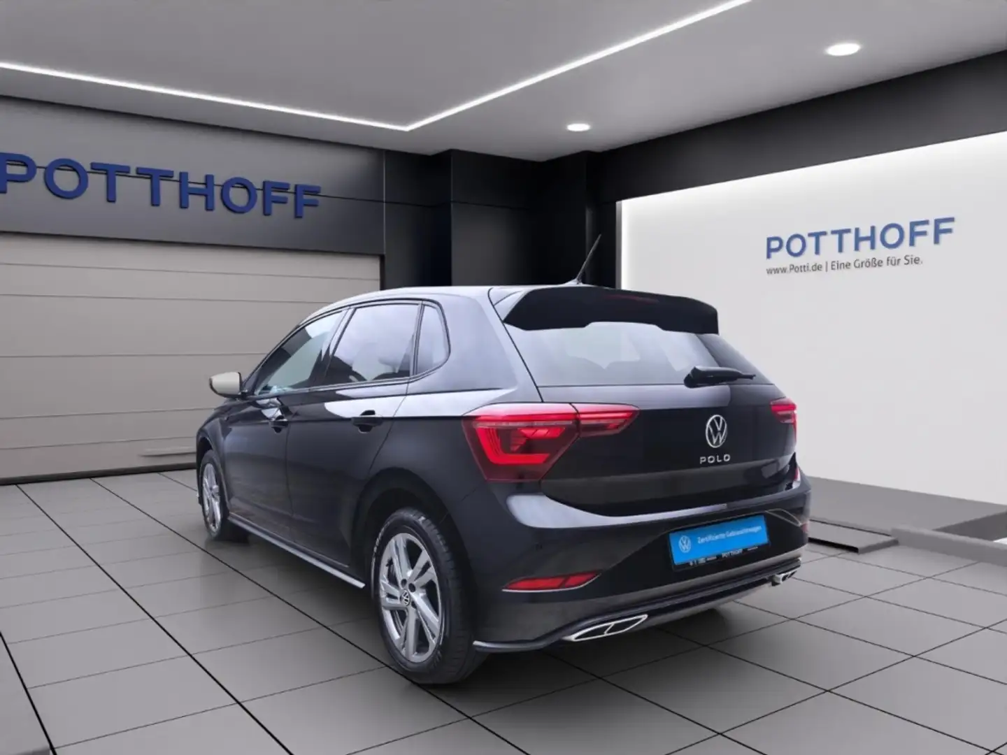 Volkswagen Polo 1.0 TSI DSG R-LINE IQ.LIGHT ACC SHZG KAMERA Schwarz - 2