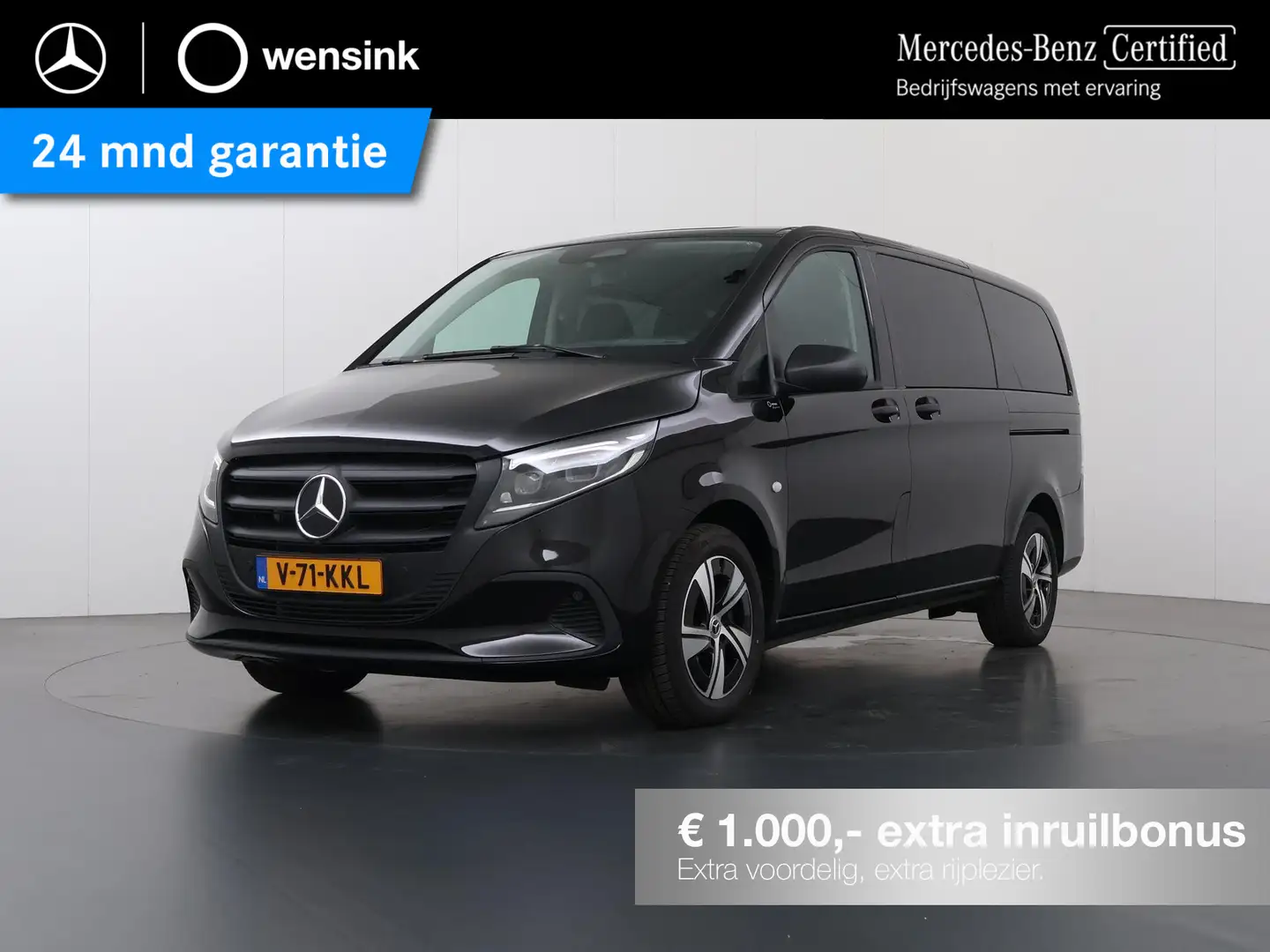 Mercedes-Benz Vito 119 CDI | Aut. | Lang L2 | Select | Dubbele Cabine Noir - 1