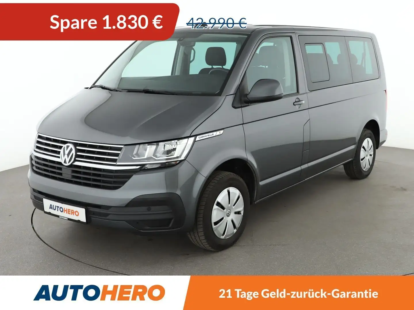 Volkswagen T6 Caravelle 2.0 TDI Comfortline FWD*NAVI*SHZ* Grau - 1