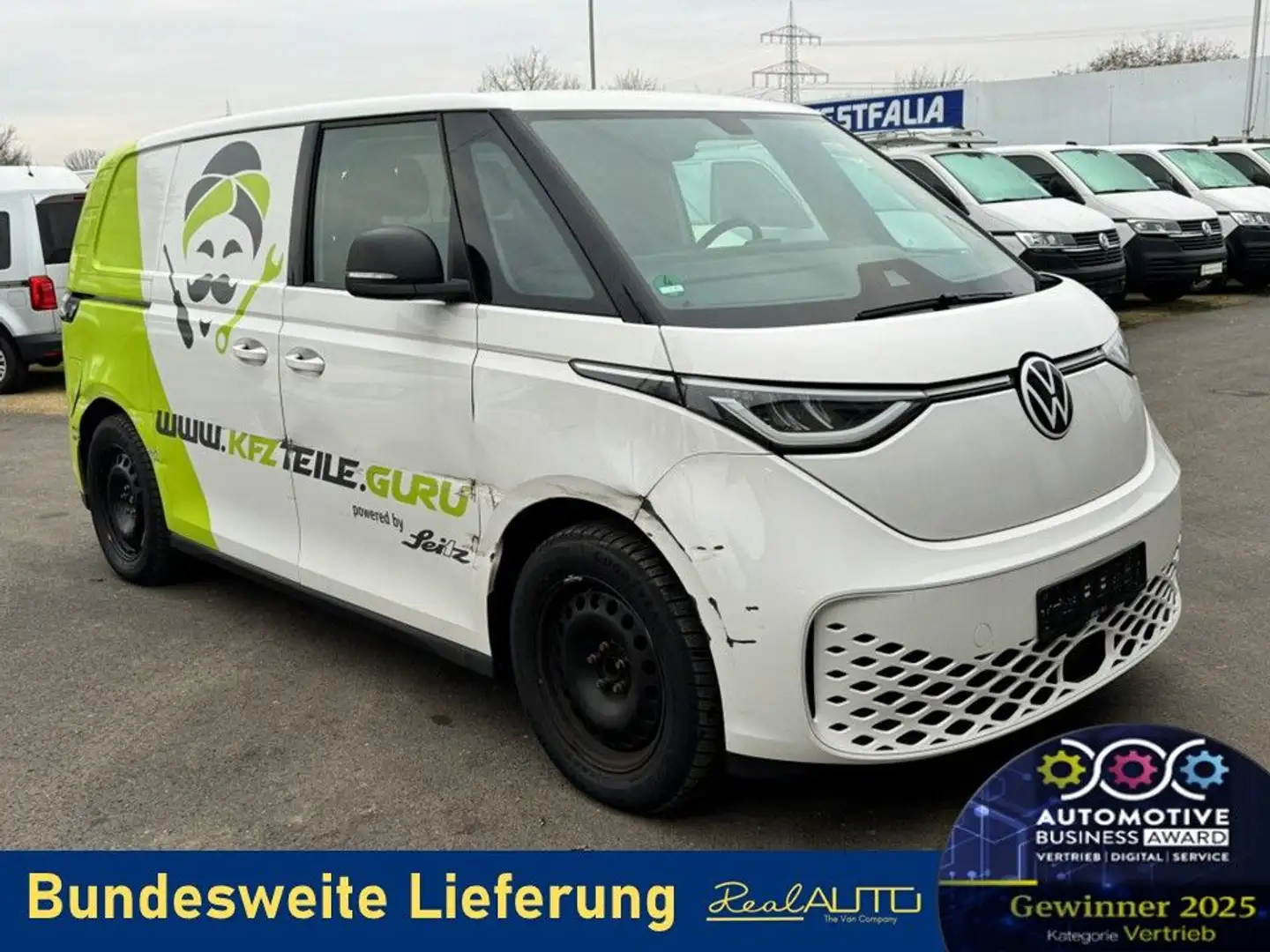 Volkswagen ID. Buzz Cargo 150kW*LED*AHK*Climatronic*82kWh Wit - 1