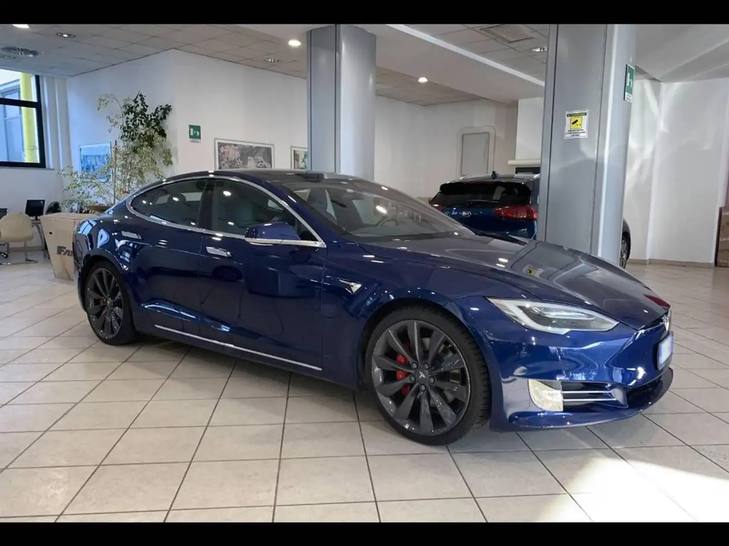 Tesla Model S P100 D Blu/Azzurro - 2