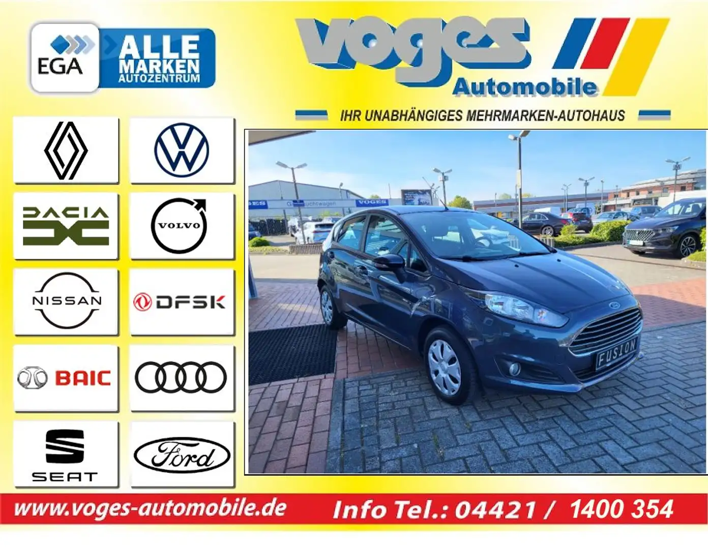 Ford Fiesta 1.25 Trend Grau - 1