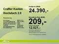 Volkswagen Crafter Kasten Hochdach 2.0 TDI MR *AHK*STANDH*PARKSENSOR* Gri - thumbnail 6