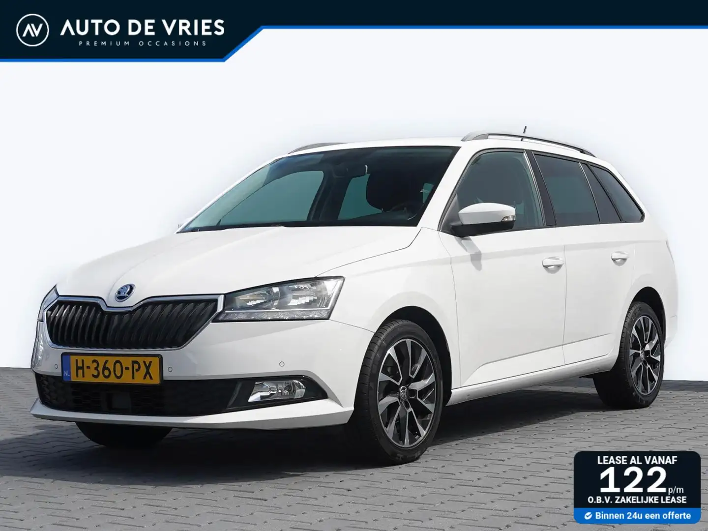 Skoda Fabia Combi 1.0 TSI 95pk Business Edition | ECC | LMV | Білий - 1