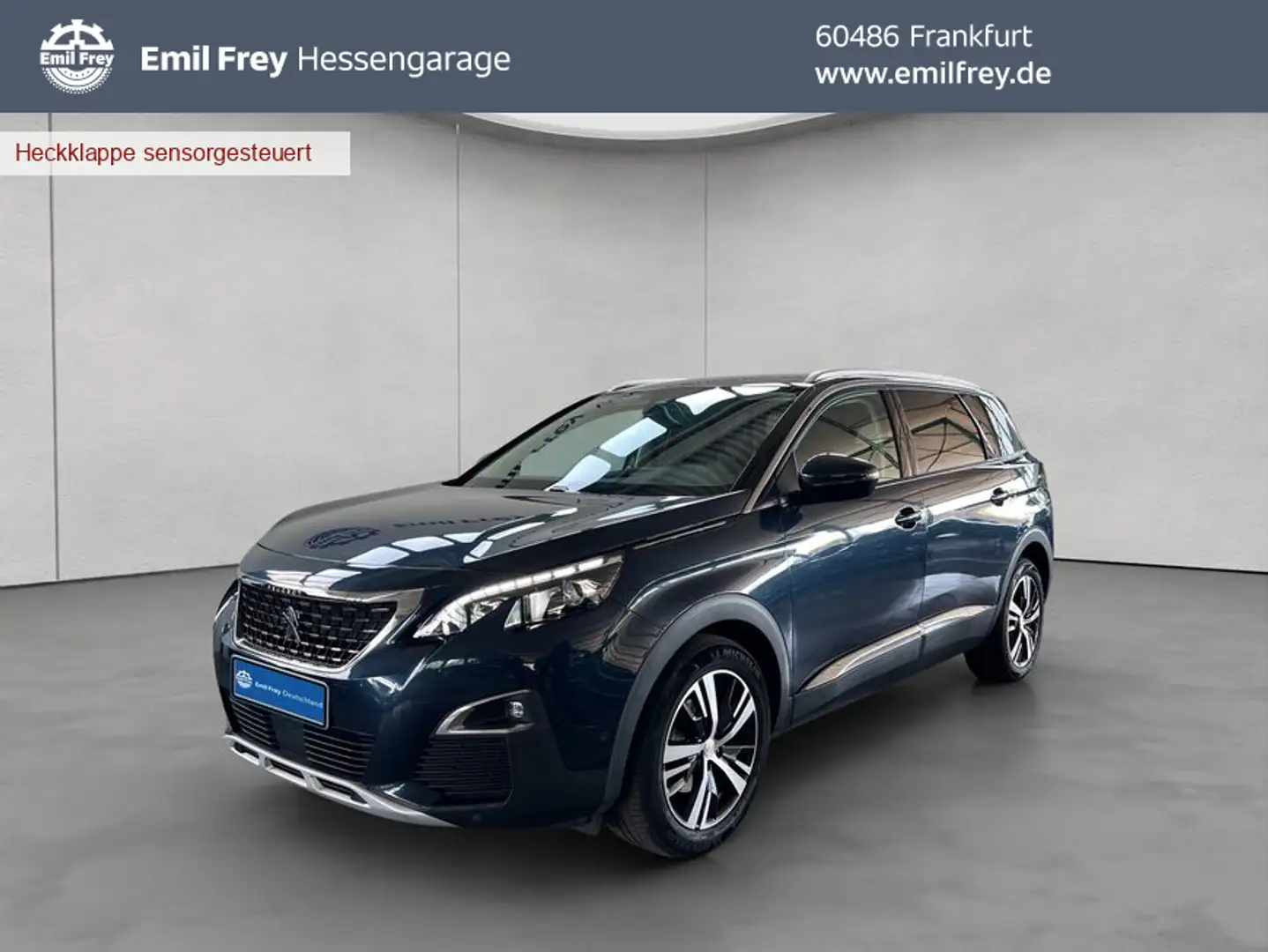 Peugeot 5008 PureTech 130 Allure 7-Sitzer Navi LED Kamera Blauw - 1