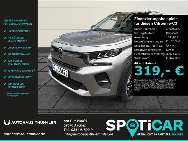 Citroen e 113 MAX HUD Navi Allwetterreifen LED Apple CarPl