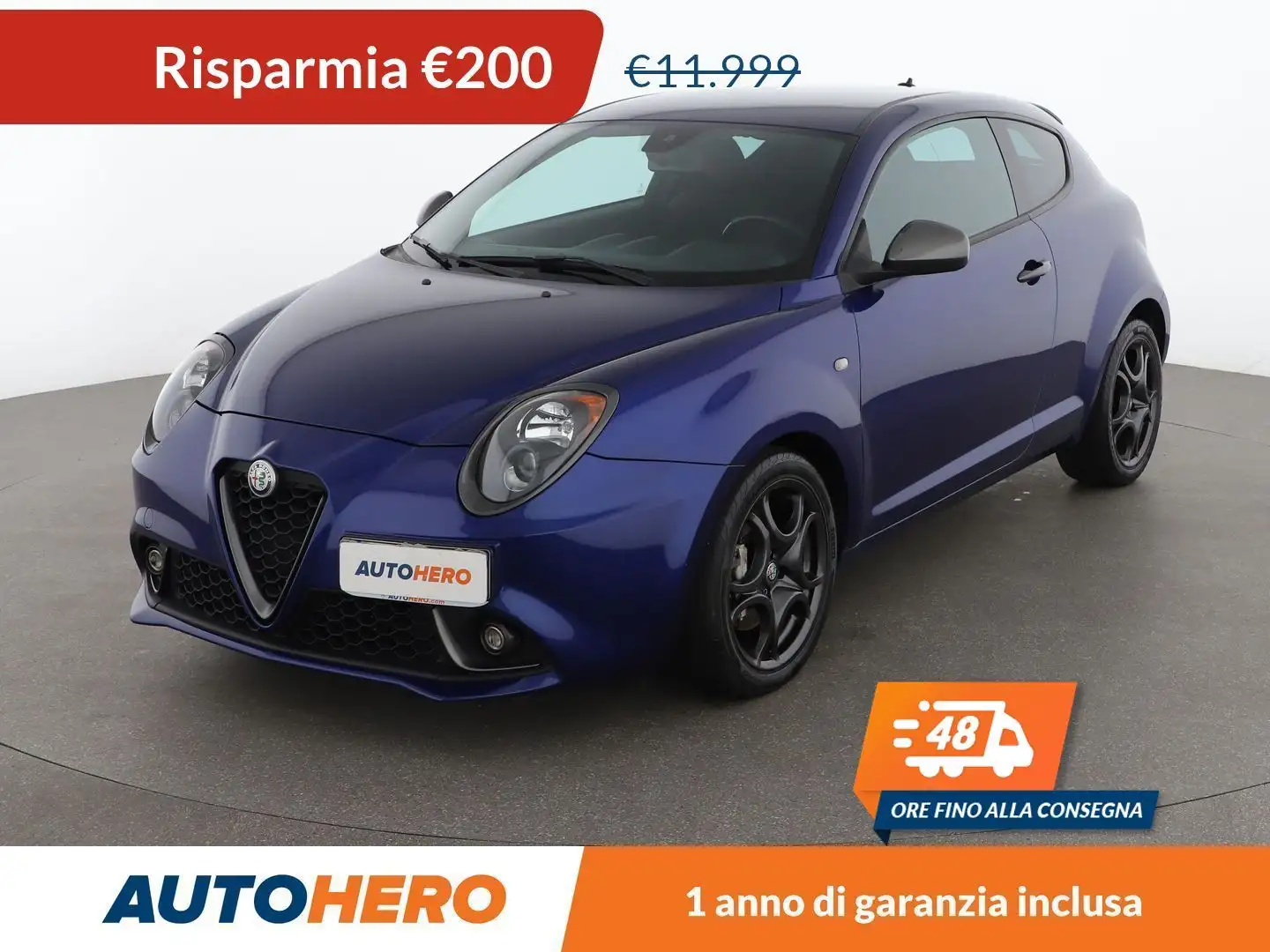 Alfa Romeo MiTo 1.4 Turbo Super 140 CV Modrá - 1