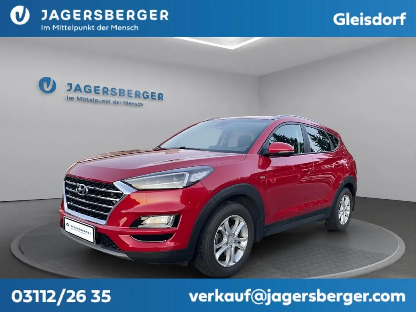 Hyundai TUCSON 1,6 ALLRAD Diesel Automatik Rouge - 1