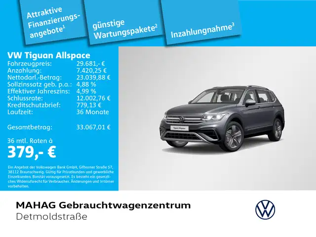 Volkswagen Tiguan Allspace 2.0 TDI 4mot ELEGANCE Navi IQ.LI