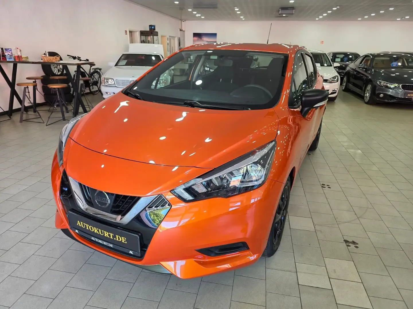 Nissan Micra Visia Plus 2.Hand Klima Scheckheft gepf. Portocaliu - 2