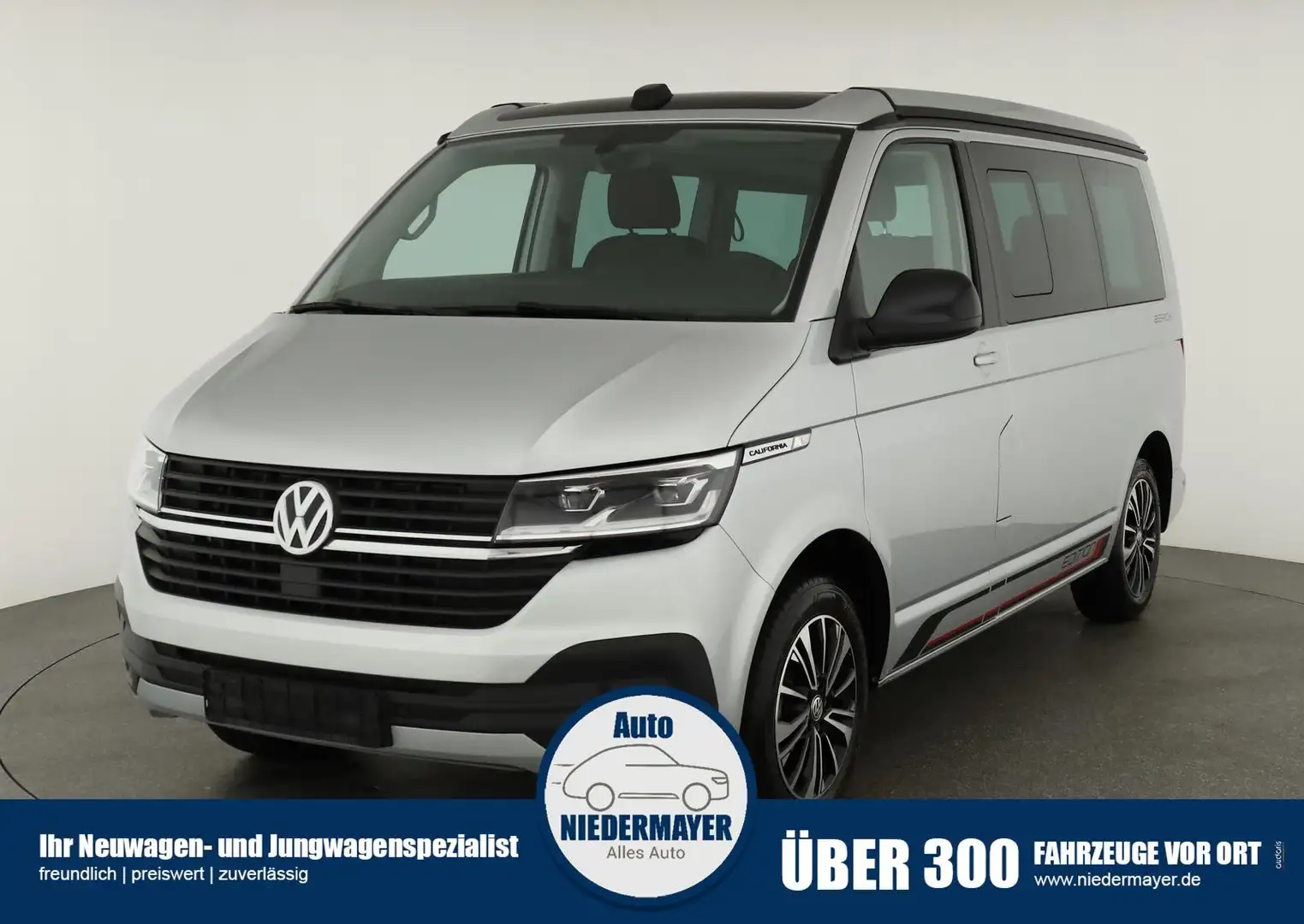 Volkswagen T6.1 California TDI DSG Beach Camper Edition, Navi, Kamera, ACC Ezüst - 1