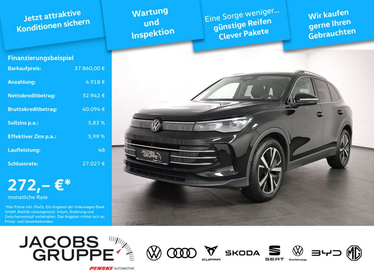 Volkswagen Tiguan — Volkswagen Tiguan 1.5 eTSI Elegance DSG,HD-Matrix,AHK,HU